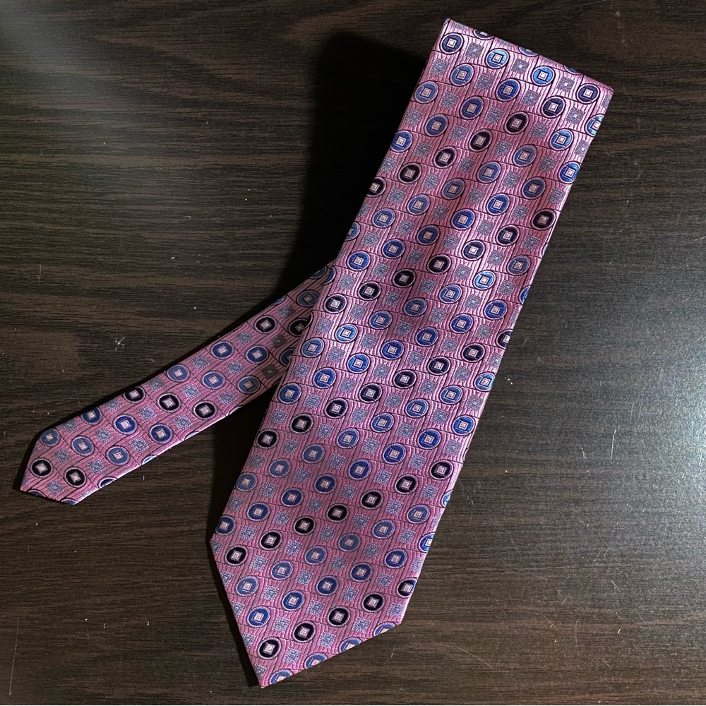 Vintage Pink Bocara Mens’ Tie